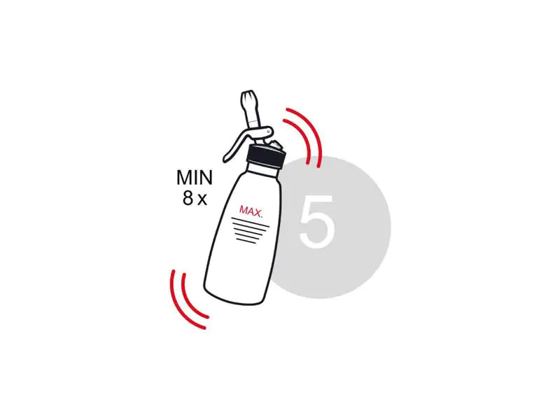 Kisag Rahmbläser Classic 0.5 l, Silber