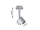 Paulmann Schienenspot URail Spot Pure II, 1 x GU10, 10 W, Chrom