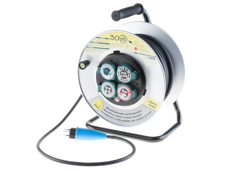 STEFFEN Kabelrolle PowerRoll FixCore 30 m