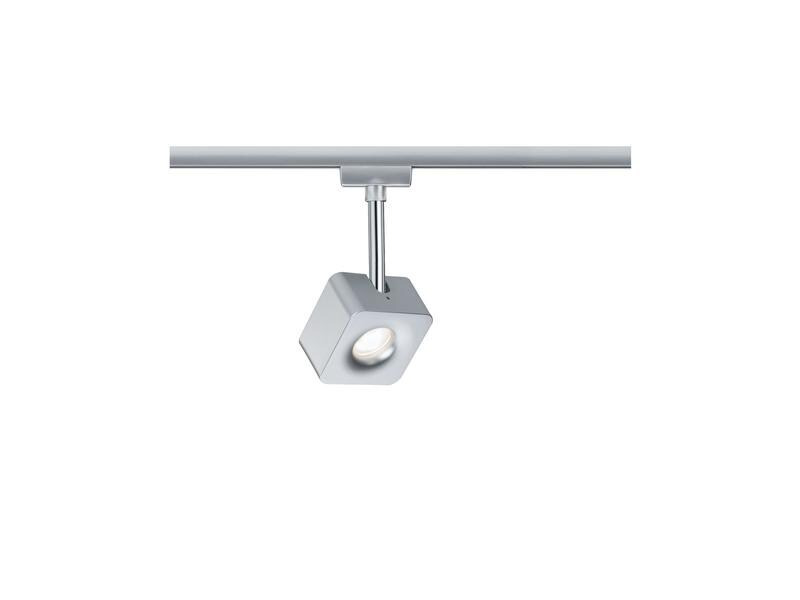 Paulmann LED Schienenspot URail Cube, 8 W, 2700 K, Chrom