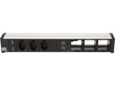 Bachmann Einbausteckerleiste CONI, 3x T13, 1x USB A/C, 3x Custom leer