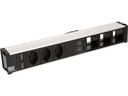 Bachmann Einbausteckerleiste CONI, 3x T13, 1x USB A/C, 3x Custom leer