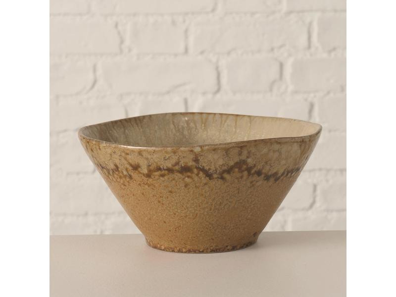 Boltze Schale Orella 19 cm, 1 Stück, Braun