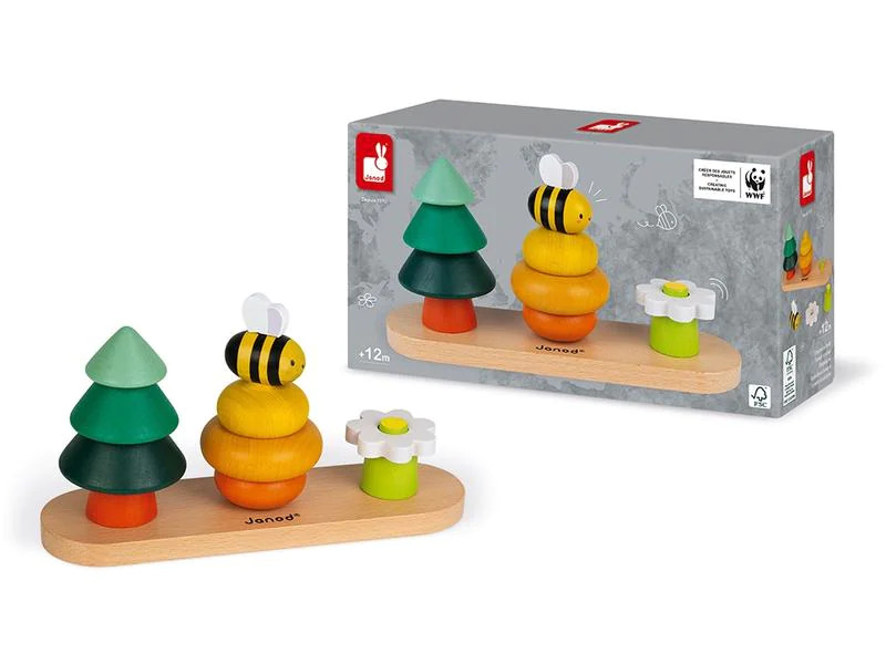 Janod Stapelspielzeug Wald