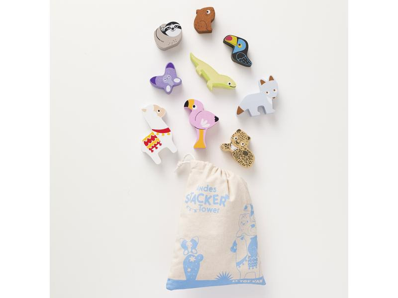 LE TOY VAN Stapelspielzeug Tiere der Anden