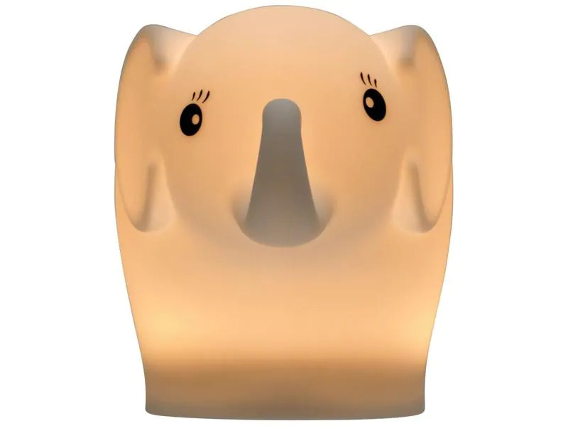 Pauleen Tischlampe Night Elephant, LED, USB, Weiss