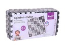 Knorrtoys Puzzlematte Alphabet + Zahlen grau-weiss
