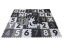 Knorrtoys Puzzlematte Alphabet + Zahlen grau-weiss
