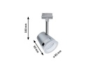 Paulmann Schienenspot URail Spot Cone, 1 x GU10, 10 W, Chrom