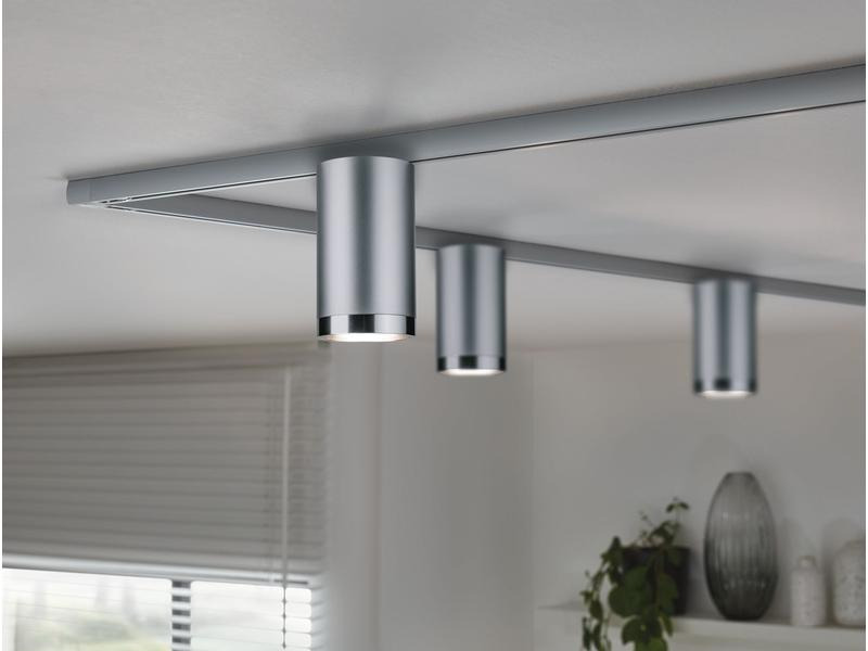 Paulmann Schienenspot URail Tube, 1 x GU10, 10 W, Chrom