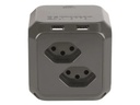 STEFFEN Stromverteiler CUBE 8xT13 2x USB-A