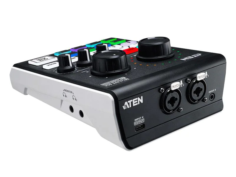 Aten Mischpult UC8000 MicLive 6CH Audio Mixer