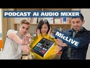 Aten Mischpult UC8000 MicLive 6CH Audio Mixer