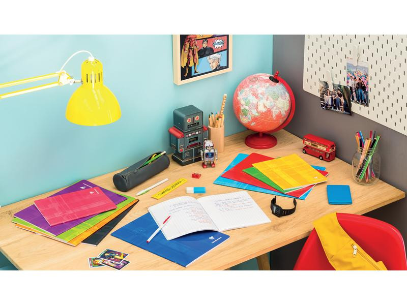 Clairefontaine Notizbuch 40 Blatt, A4, blanko, assortiert