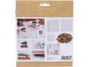 Creativ Company Deko-Bastelset Bügelperlen Bio mit 5 Weihnachtsmotiven