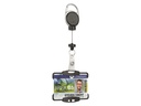 DURABLE Ausweishalter mit Jojo Extra Strong 60 cm, Schwarz