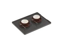 DURABLE Serviertablett Coffee Point Tray Anthrazit