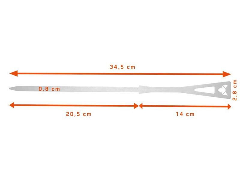 Fennek Grill Grillspiess Set kurz, 6 Stück