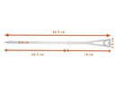 Fennek Grill Grillspiess Set kurz, 6 Stück