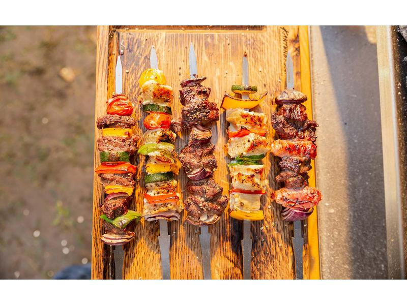 Fennek Grill Grillspiess Set kurz, 6 Stück