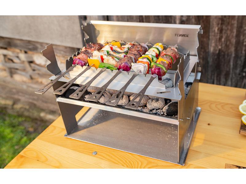 Fennek Grill Grillspiess Set kurz, 6 Stück