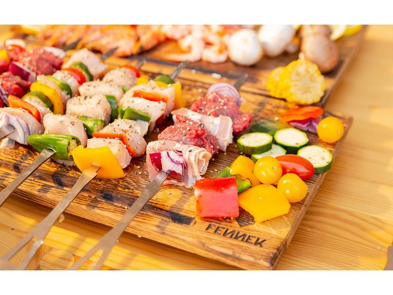 Fennek Grill Grillspiess Set kurz, 6 Stück