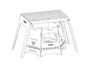 Fennek Grill Klapprost zu Hobo Premium, Edelstahl