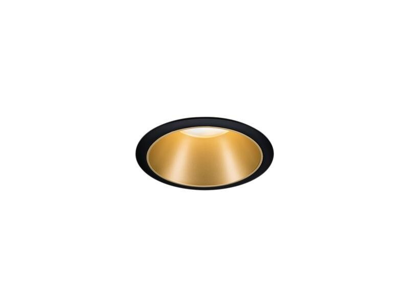 Paulmann Einbauspot Cole Coin 3-Stepdim Set, 18W, 2700K, Schwarz/Gold