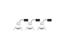 Paulmann Einbauspot Nova Coin Starr Set, 3 x 6 W, 2700 K, Weiss