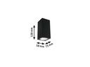 Paulmann Wandleuchte Flame, 2 x 3 W, 3000 K, Anthrazit