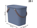 Rotho Aufbewahrungsbox Albula 25 l, Blau