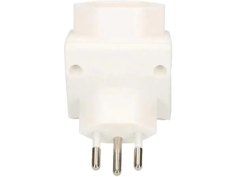 Max Hauri Mehrfachstecker 3, Weiss
