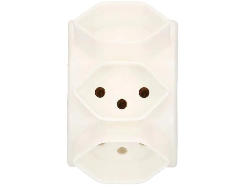 Max Hauri Mehrfachstecker 3, Weiss