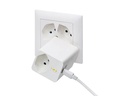 STEFFEN Klappstecker 1xT13, mit USB C 5V/3.0 A PD Weiss