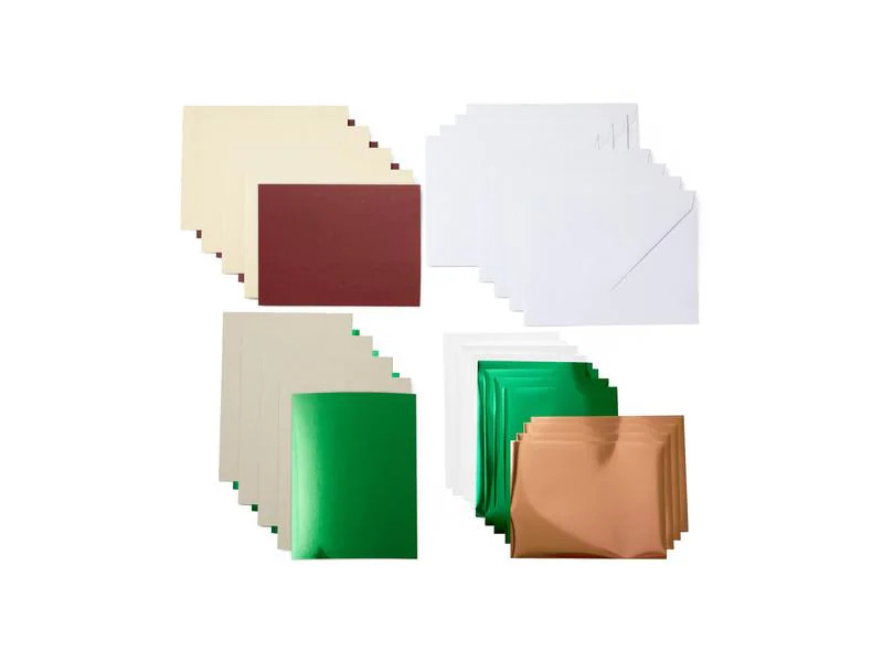 Cricut Blankokarte Joy 11.4 x 15.9 cm Transfer, Grün/Khaki, 8 Stück