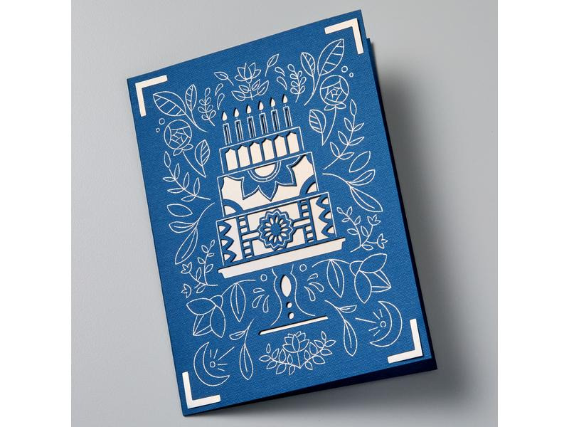 Cricut Blankokarte Joy 11.4 x 15.9 cm Transfer, Schwarz/Weiss