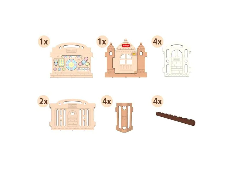 Dwinguler Laufgitter Castle Caramel 2.4 m x 1.5 m x 78.3 cm