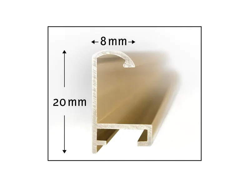 Schipper Zubehör Alurahmen Tritpychon Gold 50 x 80 cm