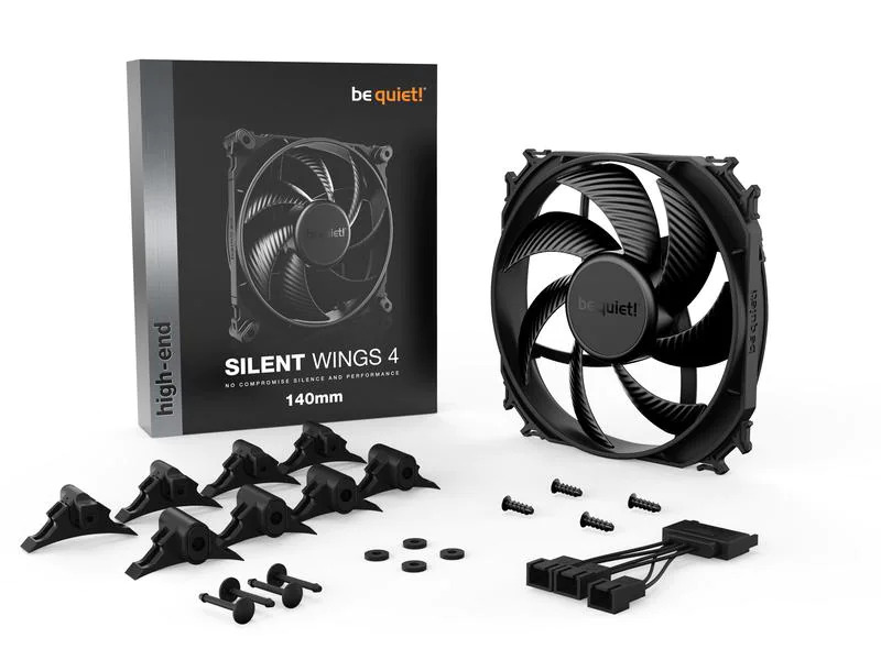 be quiet! PC-Lüfter Silver Wings 4 140 mm