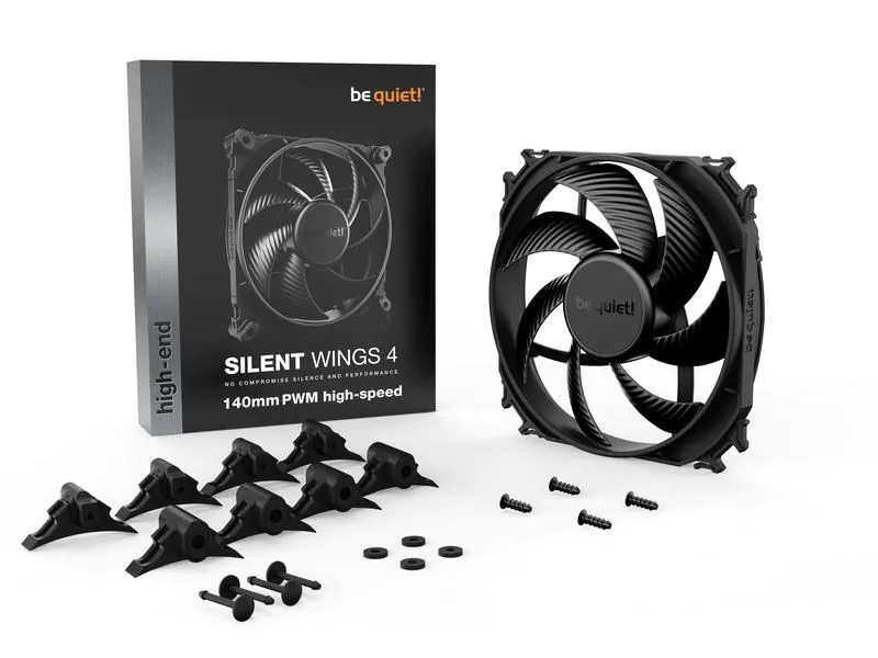 be quiet! PC-Lüfter Silver Wings 4 140 mm PWM HS