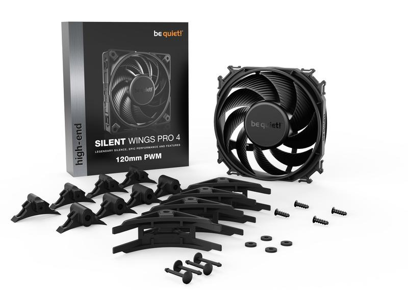 be quiet! PC-Lüfter Silver Wings PRO 4 120 mm PWM