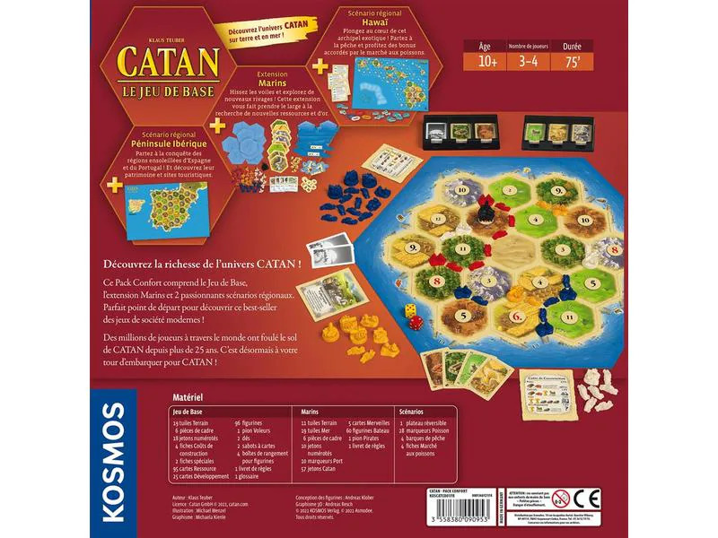 Kosmos Familienspiel Catan Pack Confort