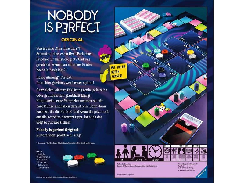 Ravensburger Familienspiel Nobody is perfect Original
