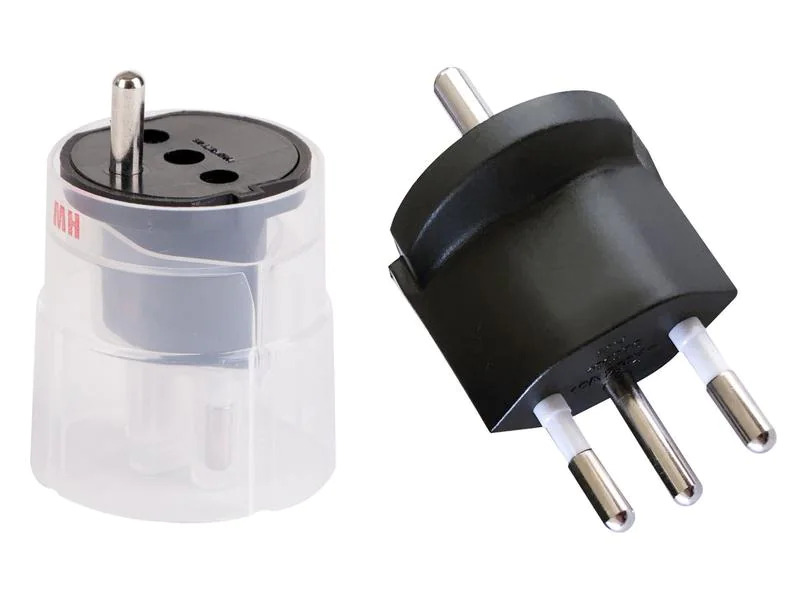 Max Hauri Fixadapter SchuKo Konturenstecker - T12 schwarz