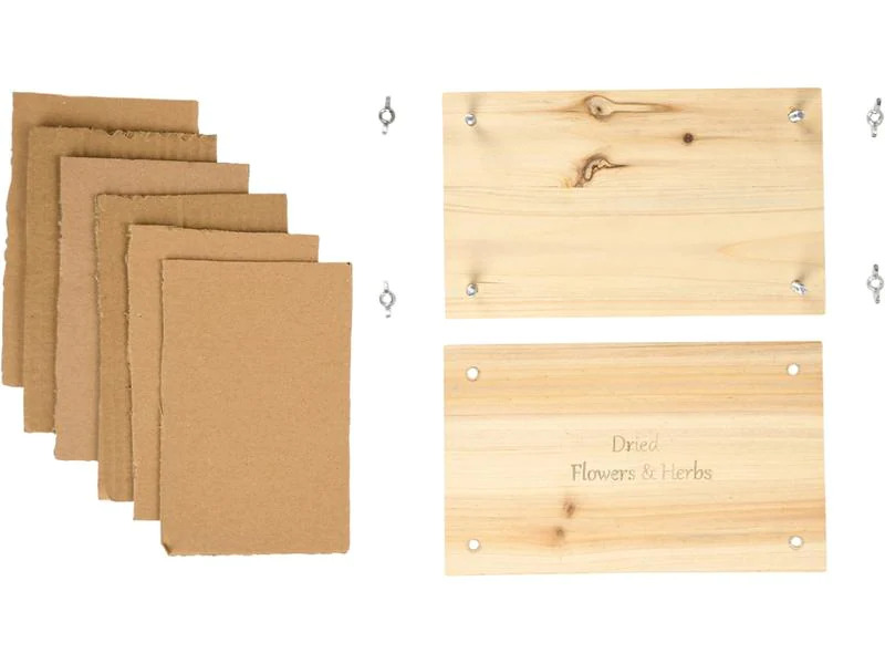Esschert Design Blumen-und Kräuterpresse mit Schrauben