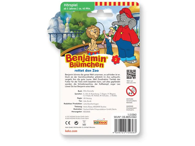 Kekz Audiochip Benjamin Blümchen: Rettet den Zoo