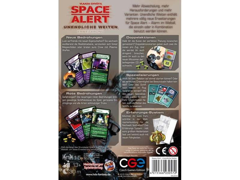 Czech Games Edition Kennerspiel Space Alert: Unendliche Weiten