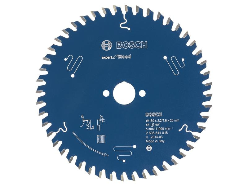 Bosch Professional Kreissägeblatt Expert for Wood 140 x 1.8 x 20 mm, Z 24