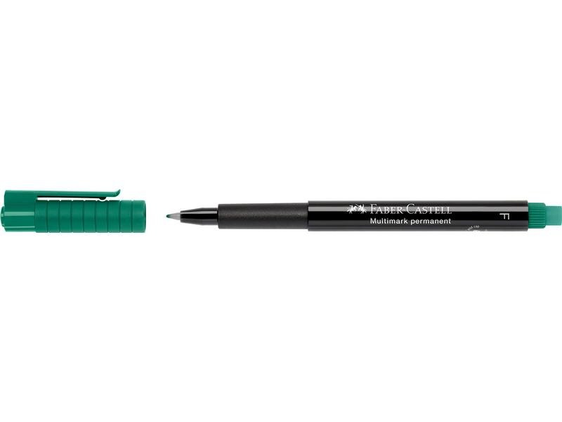 Faber-Castell Permanent-Marker Multimark F, Grün