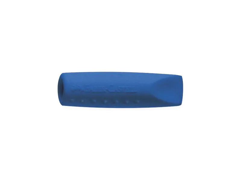 Faber-Castell Radiergummi Grip Cap 24 Stück, Blau und Rot
